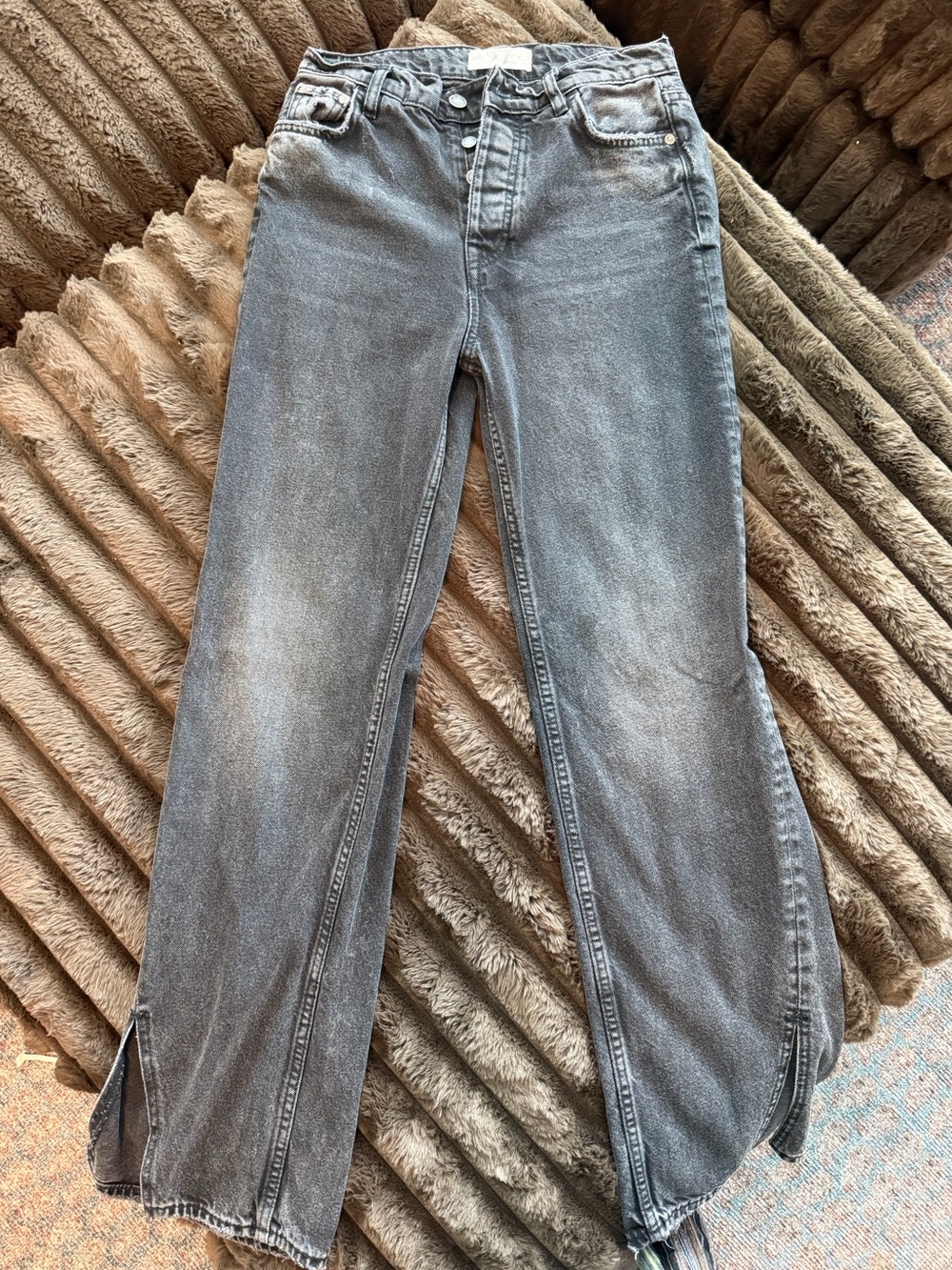We The Free Washed Black Boot-Cut Jeans